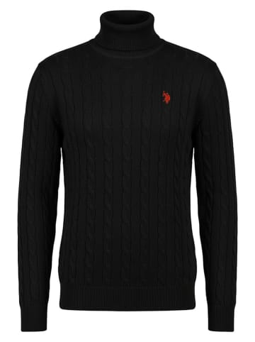 Rollkragenpullover in Schwarz
