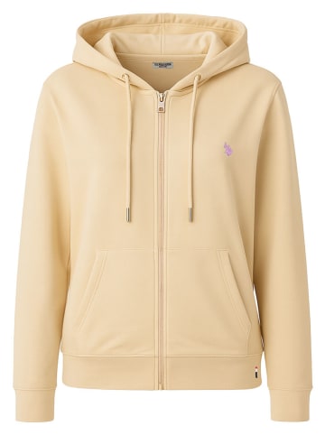 Sweatjacke in Beige