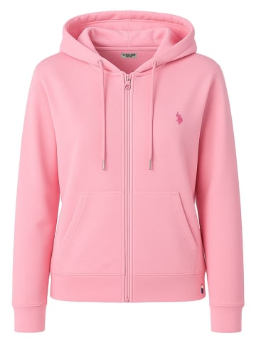 Sweatjacke in Rosa