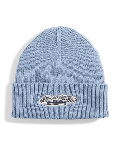Czapka beanie w kolorze błękitnym