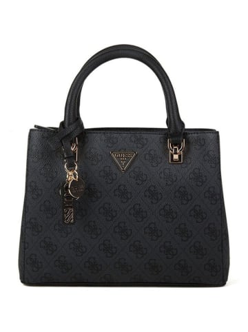 Henkeltasche in Schwarz - (B)25 x (H)19 x (T)5,5 cm