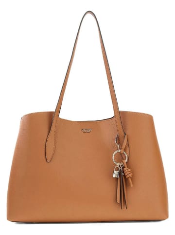 Torebka w kolorze jasnobrązowym - 37 x 29 x 11 cm