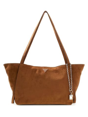 Schultertasche in Hellbraun - (B)35 x (H)25 x (T)12 cm
