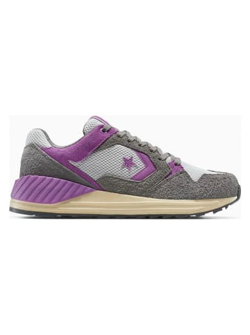 Leder-Sneakers "Wave Trainer" in Lila/ Grau