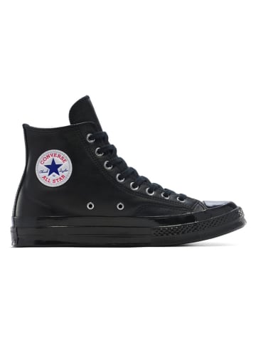Leder-Sneakers "Chuck 70" in Schwarz