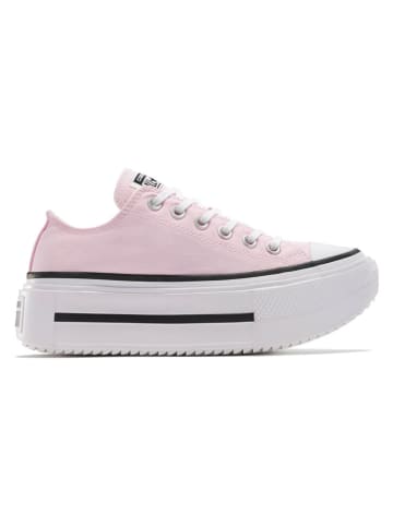 Sneakersy "Ctas Lift Double" w kolorze jasnoróżowym