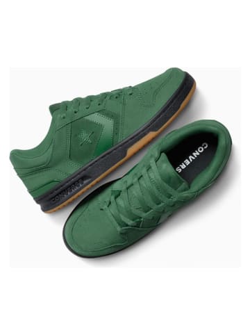 Leder-Sneakers "CL98" in Grün