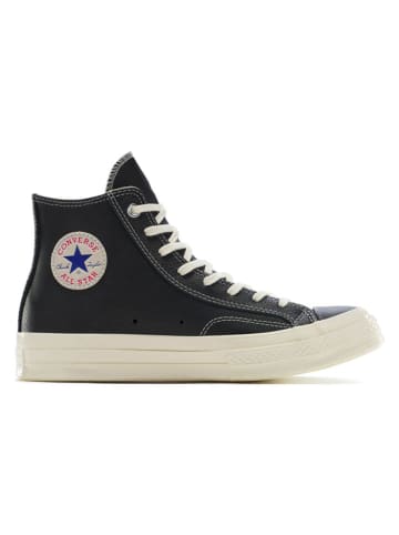 Leder-Sneakers "Chuck 70" in Schwarz