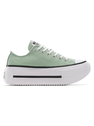 Sneakersy "Ctas Lift Double Stack" w kolorze jasnozielonym