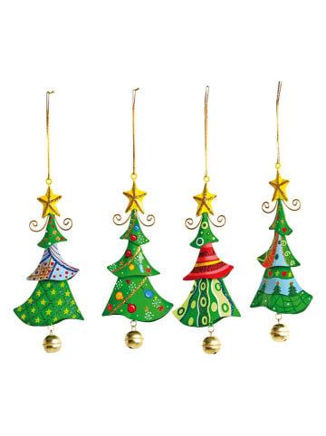 Metallhänger "Tannenbaum" in Grün