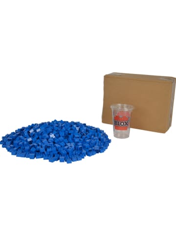 Bouwstenen - 1.000 stuks - blauw - vanaf 4 jaar