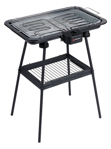 Grill stojący w kolorze czarnym - 60 x 71,8 x 42 cm