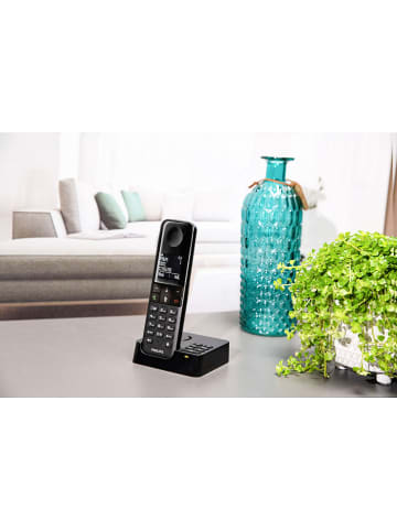 Bezprzewodowy telefon "D4751B/01" w kolorze czarnym