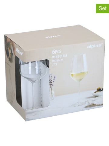 Kieliszki (6 szt.) do białego wina - 370 ml