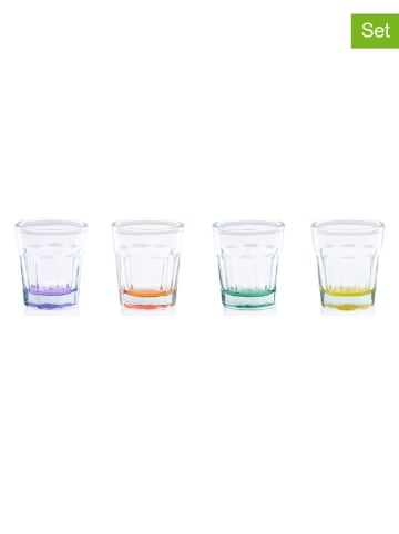 Kieliszki (4 szt.) w różnych kolorach do shotów - 43 ml