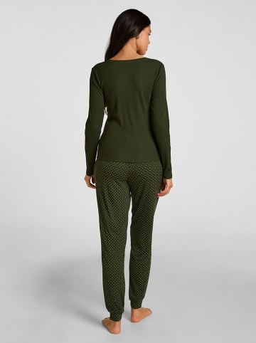 Pyjama-Hose in Khaki