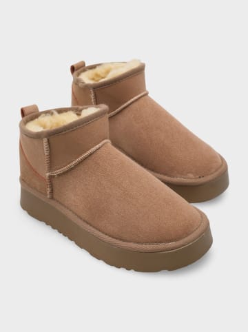Winterboots lichtbruin