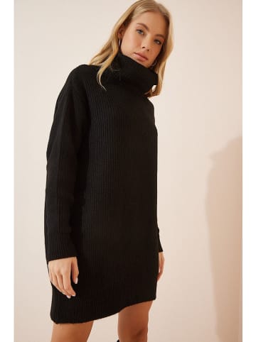 Strickkleid in Schwarz