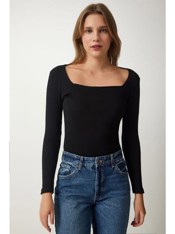 Longsleeve in Schwarz