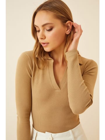 Longsleeve lichtbruin