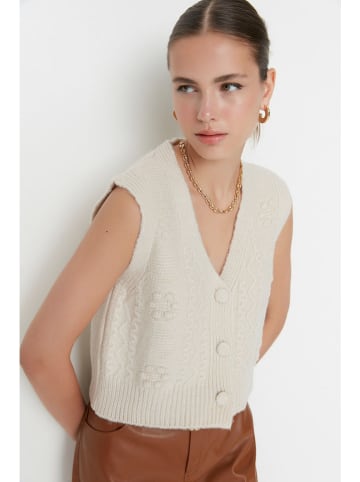 Weste in Creme