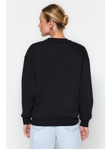 Sweatshirt in Schwarz