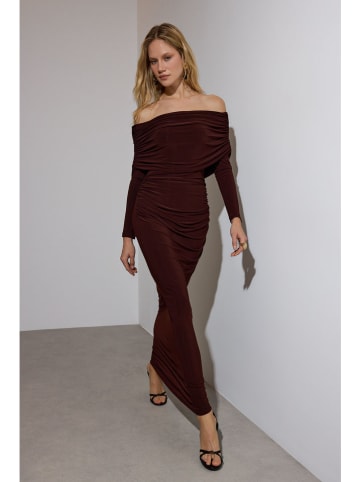 Kleid in Braun