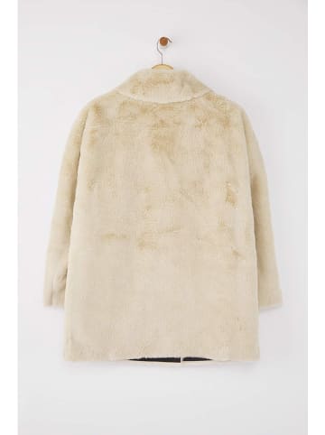 Teddymantel beige