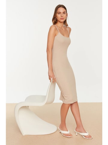 Kleid in Beige
