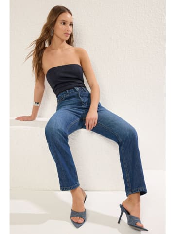 Jeans - Straight fit - in Dunkelblau