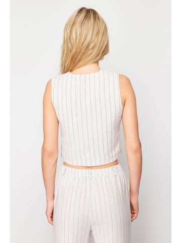 Weste in Creme