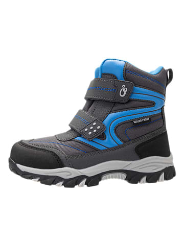 Winterstiefel in Schwarz/ Blau