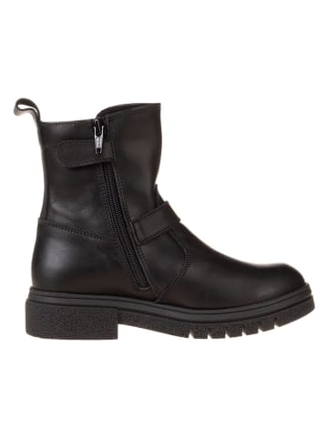 Leder-Boots in Schwarz