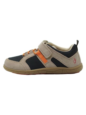 Leder-Barfußschuhe in Beige