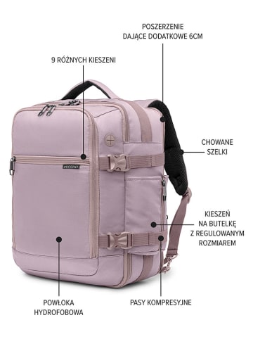 Rucksack "M Easy Pack" in Rosa - (B)30 x (H)40 x (T)20 cm