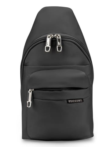 Rucksack in Schwarz - (B)18 x (H)30 x (T)6 cm