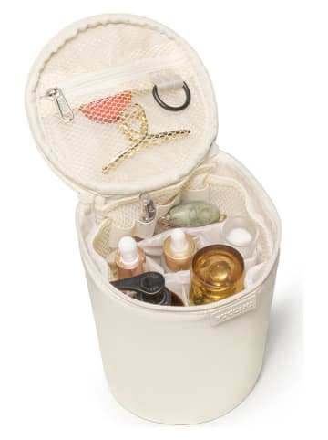 Kosmetiktasche "Infinity"  in Creme - (B)14x (H)19 cm