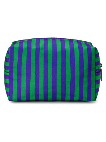 Kosmetiktasche "Summer" in Blau/ Grün - (B)25 x (H)19 x (T)9 cm