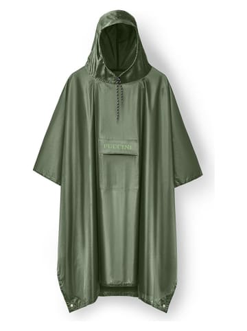 Ponczo przeciwdeszczowe w kolorze khaki