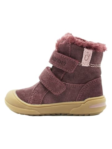 Leder-Boots in Lila