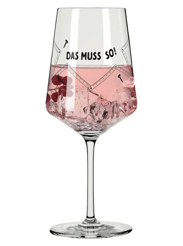 Cocktailglas "Handwerk" in Schwarz - 544 ml