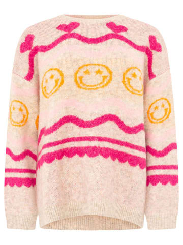 Trui "Cozy Love" beige