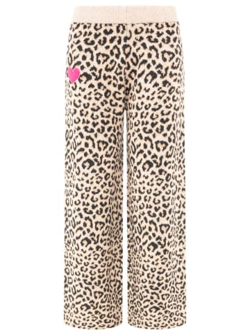 Zwillingsherz Strickhose "Leo love" in Beige