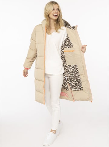Zwillingsherz Wintermantel in Beige