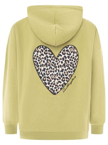 Bluza "Leo Heart" w kolorze oliwkowym
