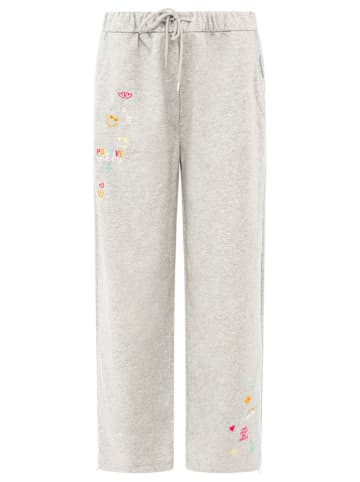 Hose "Positive Vibes" in Grau