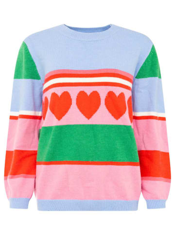 Zwillingsherz Sweter "Heart stripes" ze wzorem