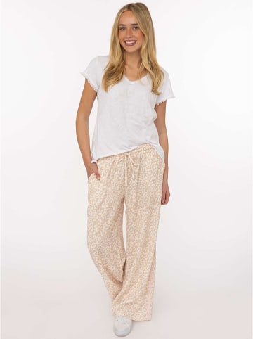 Stoffhose in Beige