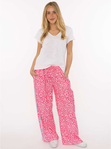 Stoffen broek lichtroze/roze