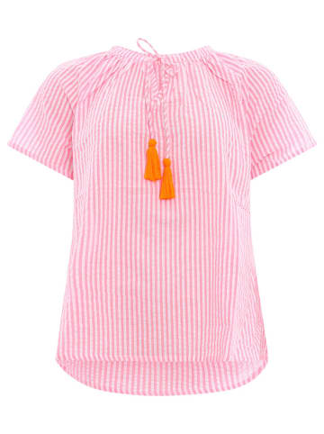 Bluzka "Neon Stripes" w kolorze jasnoróżowym